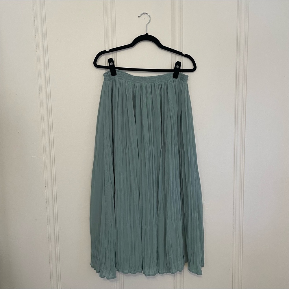 Teal Maxi Skirt